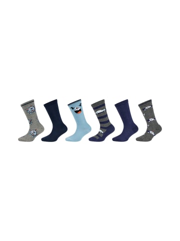 S. Oliver Kindersocken originals 6er Pack originals in dunkelgrau melange