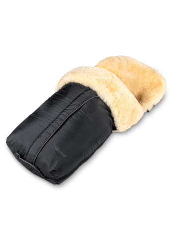 Kinderhaus Blaubär Kinderwagenfellsack CORTINA TOP in Schwarz