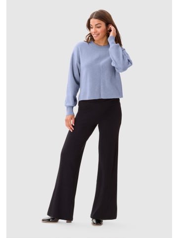 Les Lunes Oversized-Strickshirt Nola in Steel Blue melange