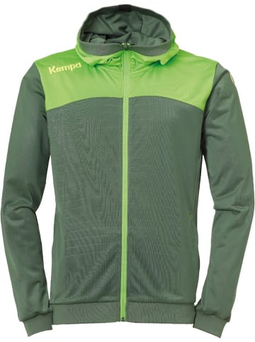 Kempa Trainingsjacke "Emotion 2.0 Kapuzenjacke" in Grün