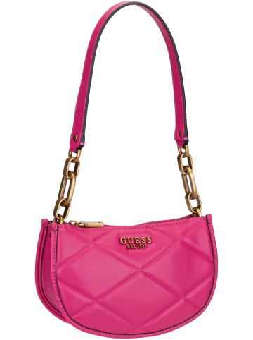 Guess Abendtasche Cilian Top Zip Saddle Shoulder Bag in Fuchsia