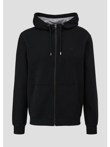 s.Oliver Sweatshirt Jacke in 9999_schwarz