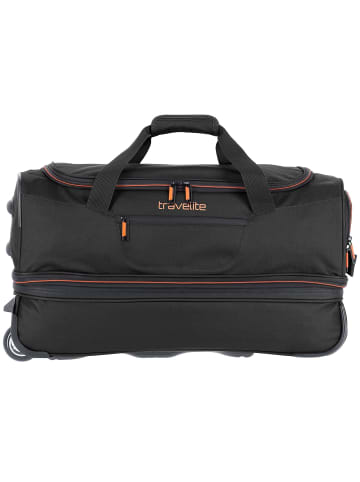 travelite Basics 2-Rollen Reisetasche 55 cm in schwarz