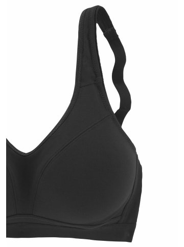 PETITE FLEUR Soft-BH in weiß+schwarz