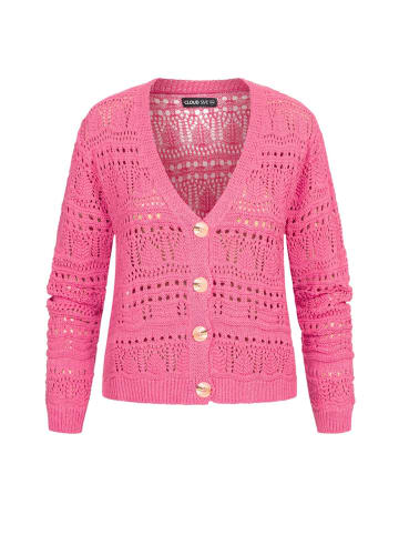 Cloud5ive Cloud5ive Gestrickte Strickjacke in fuchsia