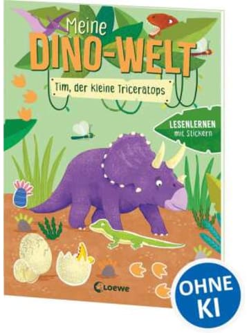 Loewe Verlag Buch - Meine Dino-Welt - Tim, der kleine Triceratops