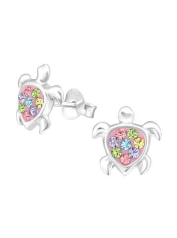 Alexander York Ohrringe, Ohrstecker SCHILDKRÖTE in 925 Sterling Silber, 2-tlg.