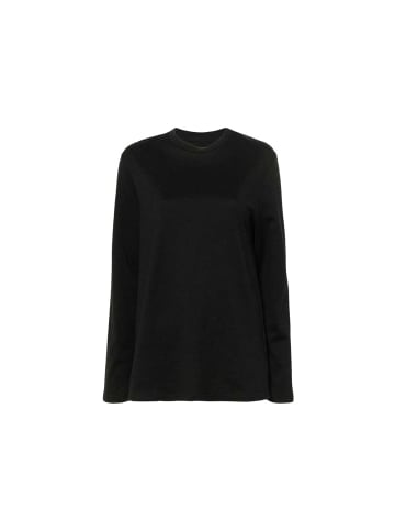 Jil Sander Weiß Schwarz Baumwolle Lang Ärmel T-Shirt