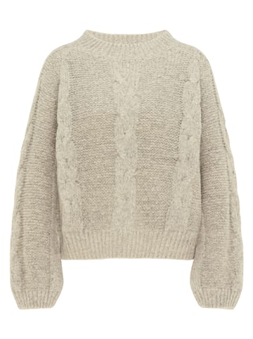 Usha Pullover in Grau Melange