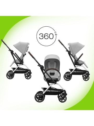 Cybex Cybex Eezy S Twist+2 Buggy - Farbe: Fog Grey / Gestell Silver