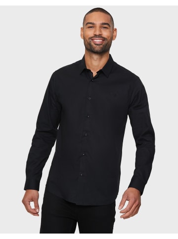 Threadbare Freizeithemd THB LUXE Olly in Schwarz