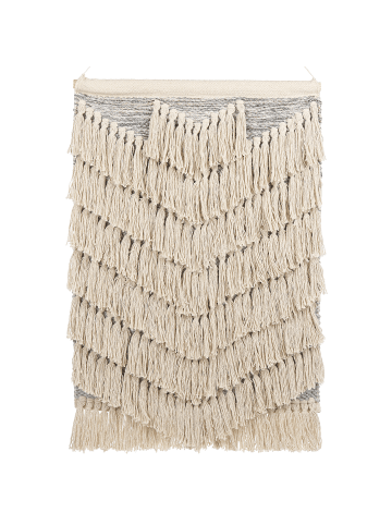 Beliani Wandbehang KOTRA in Beige/Grau - (W) 60 x (H) 106 x (L) 1 cm Vertikal