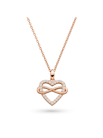 s.Oliver Halskette Infinity Heart in roségold