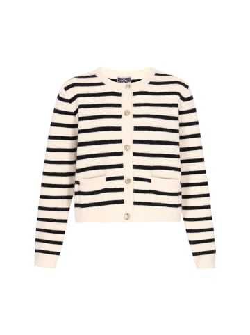 DreiMaster Maritim Cardigan in offwhite black