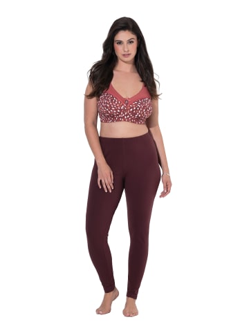 Ulla Popken Leggings in dunkelbraun