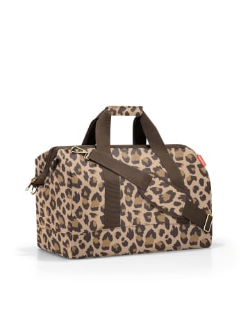 Reisenthel travelling allrounder L - Reisetasche 48 cm (twist maroon) in leo macchiato