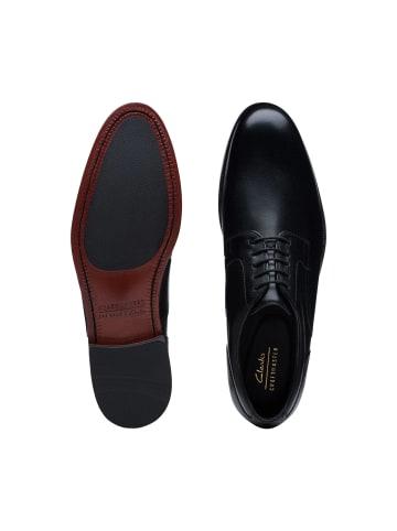 Clarks SHOES "Craftdean Lace" in Black Leather