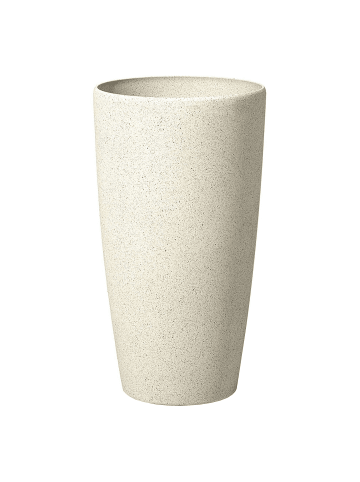 Beliani Outdoor Blumentopf ABDERA in Beige - (W) 31 x (H) 58 x (L) 31 cm