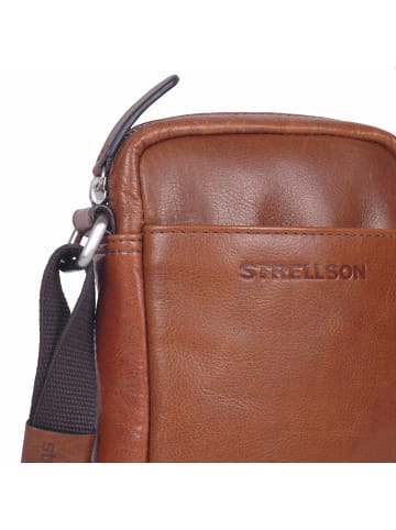 Strellson Schultertasche 'Kenley Marcus in Cognac 13,50 x 18,50 x 5,00 cm'