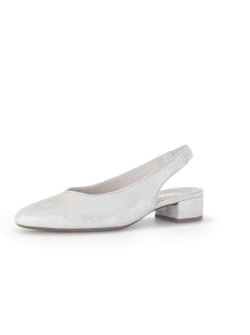 Gabor Fashion Slingpumps in silber