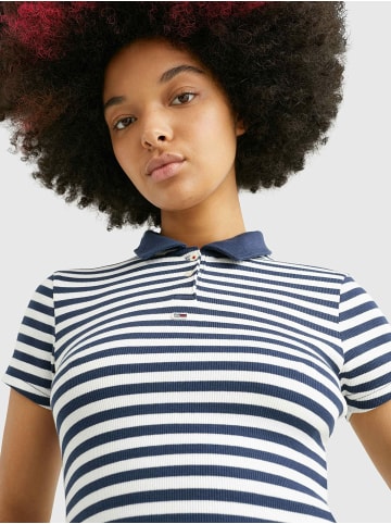 Tommy Hilfiger Poloshirt kurzarm für Damen in blau