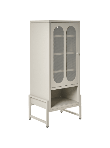 Beliani Büroschränke SOLETTA in Beige - (W) 47 x (H) 108 x (L) 35 cm