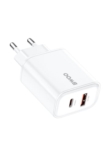 Wisam BWOO CDA207 PD 36W Wandladegerät 1x USB-A + USB-C Anschluss weiß