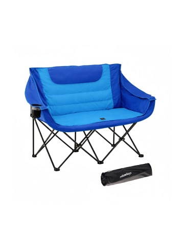relaxdays Camping Bank in Blau