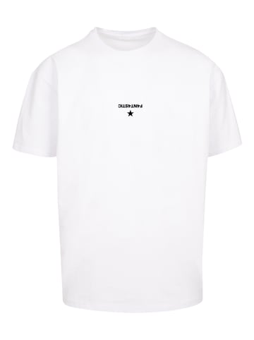 F4NT4STIC Heavy Oversize T-Shirt Geometrics Grau in weiß