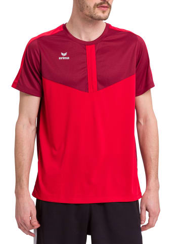 erima Herren Squad T-Shirt in bordeaux/rot
