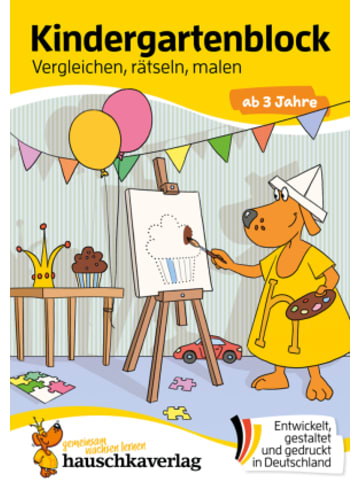Hauschka Buch - Kindergartenblock ab 3 Jahre - Vergleichen, rätseln und malen
