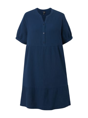 Ulla Popken Hemdblusenkleid in tintenblau