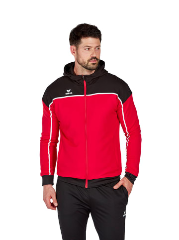 erima Herren Change By Erima Trainingsjacke mit Kapuze in rot/schwarz/weiss