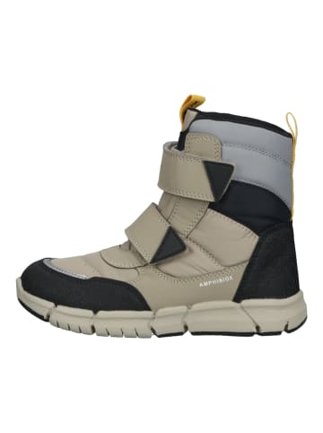 Geox Stiefelette in Beige/Schwarz