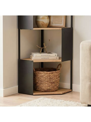 CALICOSY Eckregal EKLO in Helles Holz - (W) 40  x (H) 172  x (L) 40  cm