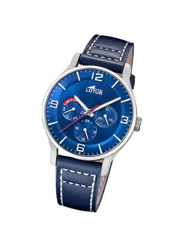 Lotus Chronograph-Armbanduhr Lotus Classic blau groß (ca. 41mm)