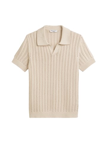 Marc O'Polo DENIM DfC Strick-Poloshirt regular in Natural Ecru
