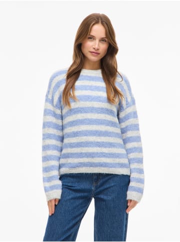 Vila Strickpullover in Light Grey Melange