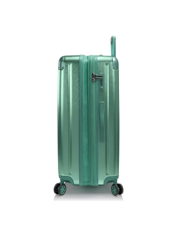 Heys Alumix 4 Rollen Trolley L 76 cm mit Dehnfalte midnight green