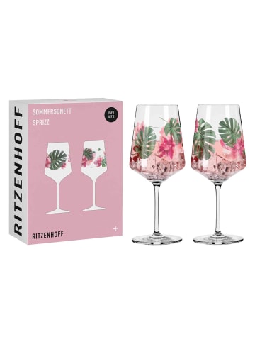 RITZENHOFF 2er Set Aperitifgläser Sommersonett 544 ml in transparent