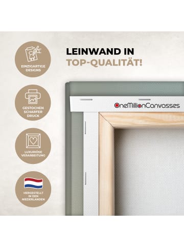 OnlyWow Leinwand Bilder Kräutertisch