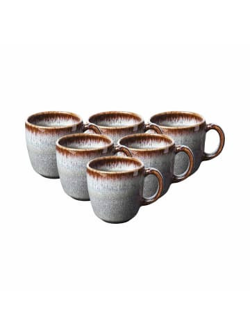 like. by Villeroy & Boch 6er Set Kaffeetassen Lave in 190 ml in Beige