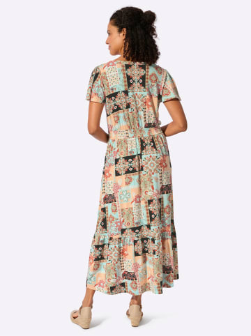 WITT WEIDEN Jerseykleid in mint-apricot-bedruckt