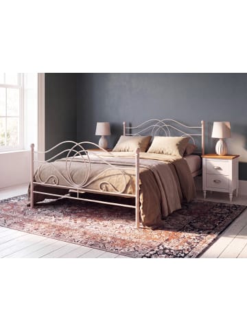 Beliani 2-tlg Doppelbett LYRA in Beige