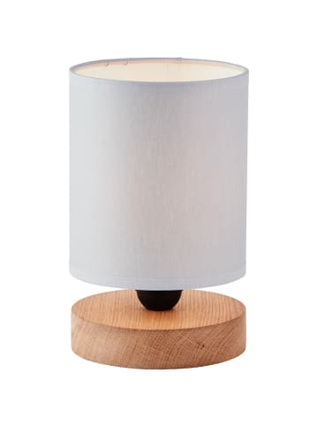 Brilliant Tischleuchte Vonnie ⌀ 13 cm in grau/holz