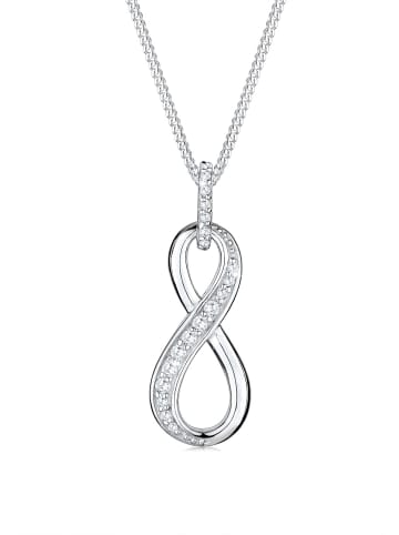 Elli Halskette 925 Sterling Silber Infinity in Weiß