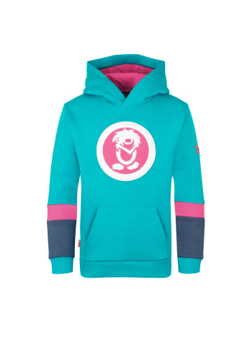 Trollkids Hoodie Troll XT in dark turquoise/madeira blue