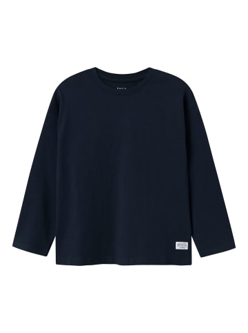 name it Weiches Langarmshirt mit Baumwolle in Blau