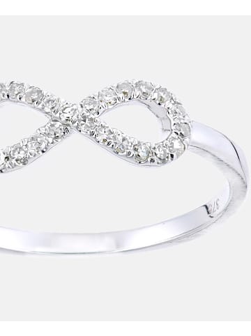 Diamant L'éternel Ring aus 375 Weißgold mit 0.15 Karat Diamant