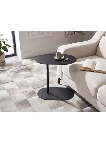 Beliani Beistelltisch MILLE in Schwarz - (W) 28 x (H) 49 x (L) 48 cm
